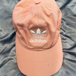 Adidas Coral Cap with White Logo